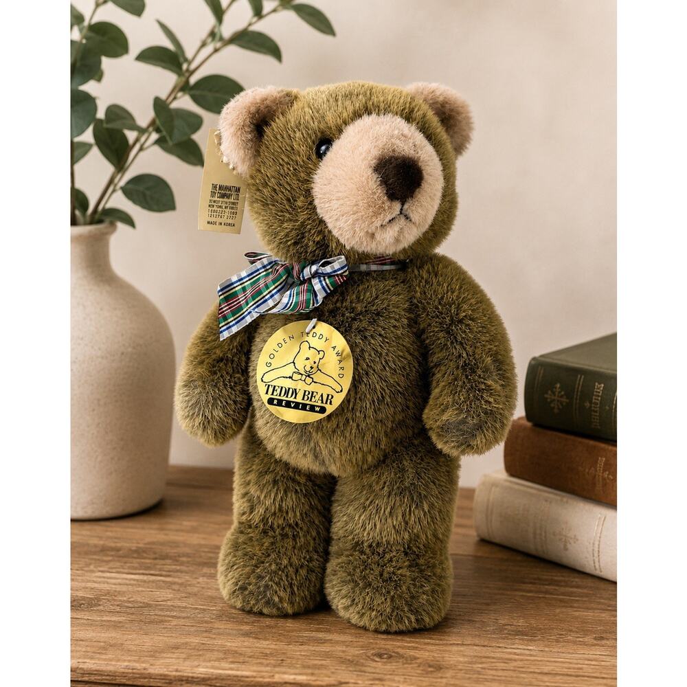 Vintage 1989 Manhattan Toy Co Arnold Bear Limited Edition #1594/3600 13” Plush - Picture 2 of 10